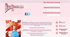 Desktop Screenshot of kirabuckland.com