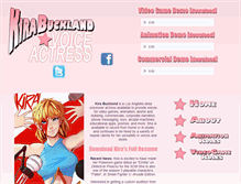 Tablet Screenshot of kirabuckland.com